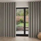 Emily Bond Jaipur Smoke Wave Curtain Blinds Uk