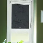 Boston Fr Black (moisture Resistant) Perfect Fit Blackout Roller Blinds