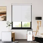 Filtra 3% White Battery Powered Electric Roller Blind Screens