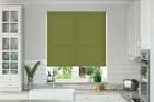 Nevada Olive Green - Moisture Resistant Roller Blind