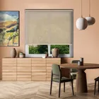 Cream Sun Screen Cordless Roller Blind
