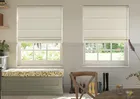 Soft Chevron Cream - Roman Blind