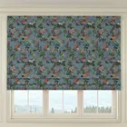 House Llewelyn-bowen Cotswold Fantasia Printed Made To Measure Roman Blind Cornflower Blue