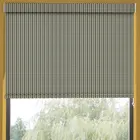 Orla Kiely Tiny Stem Made To Measure Blackout Roller Blind Black