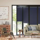 Bifold Clickfit Duoshade Navy Pleated Blind