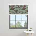 Tropical Leaf Charcoal Xl Blocout Blind