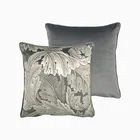 William Morris Acanthus Velvet Mineral Cushion