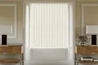 Jessica Cream - Shadow Pattern Vertical Blind