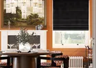 Florence Faux Suede Classic Black - Twist&fit Roman Blind