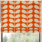 Orla Kiely Jumbo Solid Stem Made To Measure Roman Blind Tomato