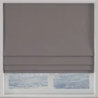Kansai Plain Made To Measure Roman Blind Heather