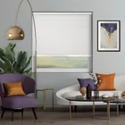 Origin White White Bottom Bar Cordless Roller Blind