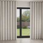 Ezra White Wave Curtain Blinds Uk