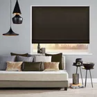 Aden Walnut Roman Blinds