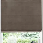 Florence Velvet Made To Measure Roman Blind Espresso