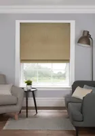 Eb Herringbone Wheat Roman Blind