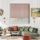 Linen Powder Pink Cordless Roller Blind