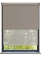 Amor Washed Pebble With Haze Soft Grey Double Roller Blind
