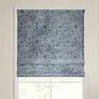 William Morris Compton Silhouette Velvet Made To Measure Roman Blind Indigo
