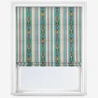 Boho Stripe Olivene Roman Blind