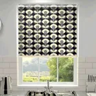 Orla Kiely Oval Flower Made To Measure Roller Blind Cool Grey
