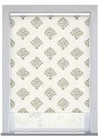 Jl X Sanderson Ottoman Flowers Olive Roller Blind