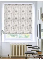 Segments Neutral Geometric Roller Blind