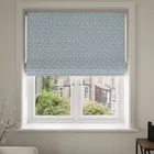 Laura Ashley Willow Leaf Chenille Pale Seaspray No Drill Blinds Uk