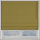 Kansai Plain Made To Measure Roman Blind Ochre