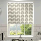 Orla Kiely Scribble Stem Made To Measure Blackout Roller Blind Grey