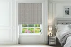 Knight Grey - Striped Roman Blind