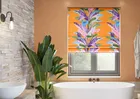 Palm Springs Orange - Twist&fit Roman Blind