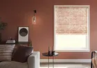 Maui Burnt Red - Twist&fit Roman Blind