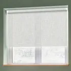 Kaila White (sheer) Grip Fit Roller Blinds