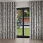 Sara Miller Songbird Soft Grey Wave Curtain Blinds Uk