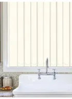 Cream Waterproof 89mm Vertical Blind