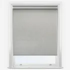 Voga Blackout Smoke Grey Textured Roller Blind