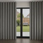 Arlo Graphite Wave Curtain Blinds Uk