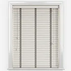 Dalby White Smoke Oak With Truffle Tapes Wooden Venetian Blind