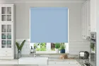 Nevada Baby Blue - Moisture Resistant Roller Blind