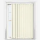 Deluxe Plain Vanilla Cream Vertical Blind