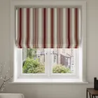 Laura Ashley Awning Stripe Crimson No Drill Blinds Uk
