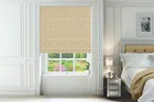 Jolie Yellow - Abstract Patterned Roman Blind