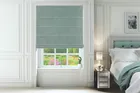 Bolzano Aqua - Textured Chenille Roman Blind