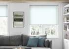 Palermo (blackout) White - Motorised Roller Blind