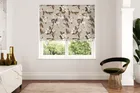 Ted Baker Velvet Opal Floral Linen - Designer Roman Blind