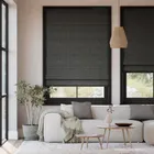 Rydal Graphite Roman Blind