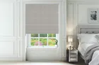 Stefani Pewter - Patterned Roman Blind