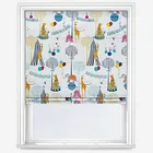 Sara Miller Circus White Roman Blind