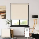 Sueno Blackout Fine Cream Battery Powered Electric Roller Shades